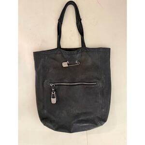 SISSI ROSSI SAFETY PIN SHOULDER BAG LEATHER TOTE